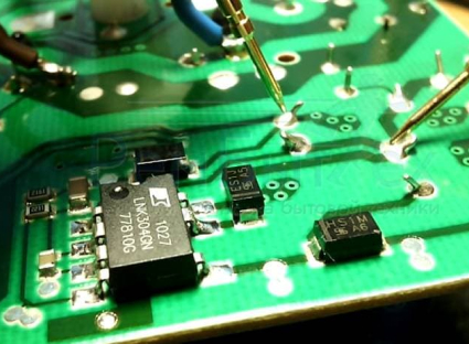 Ремонт модуля управления в стиральной машине Indesit